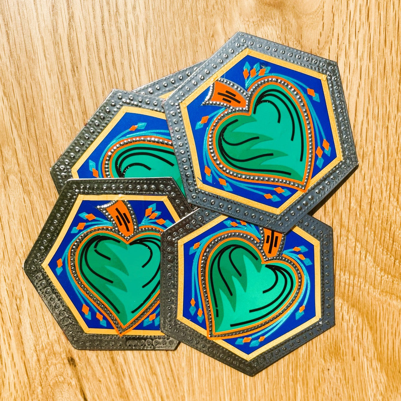 Handmade Chamakpatti Coasters - Truck'r