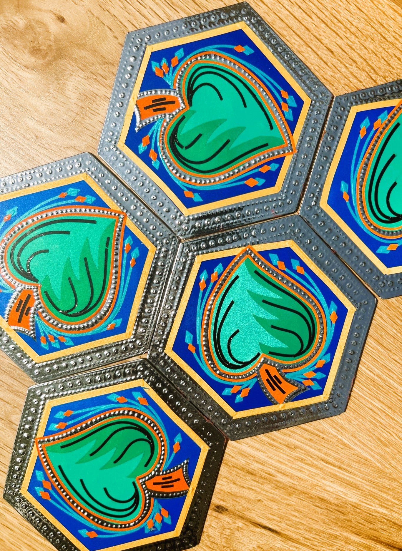 Handmade Chamakpatti Coasters - Truck'r