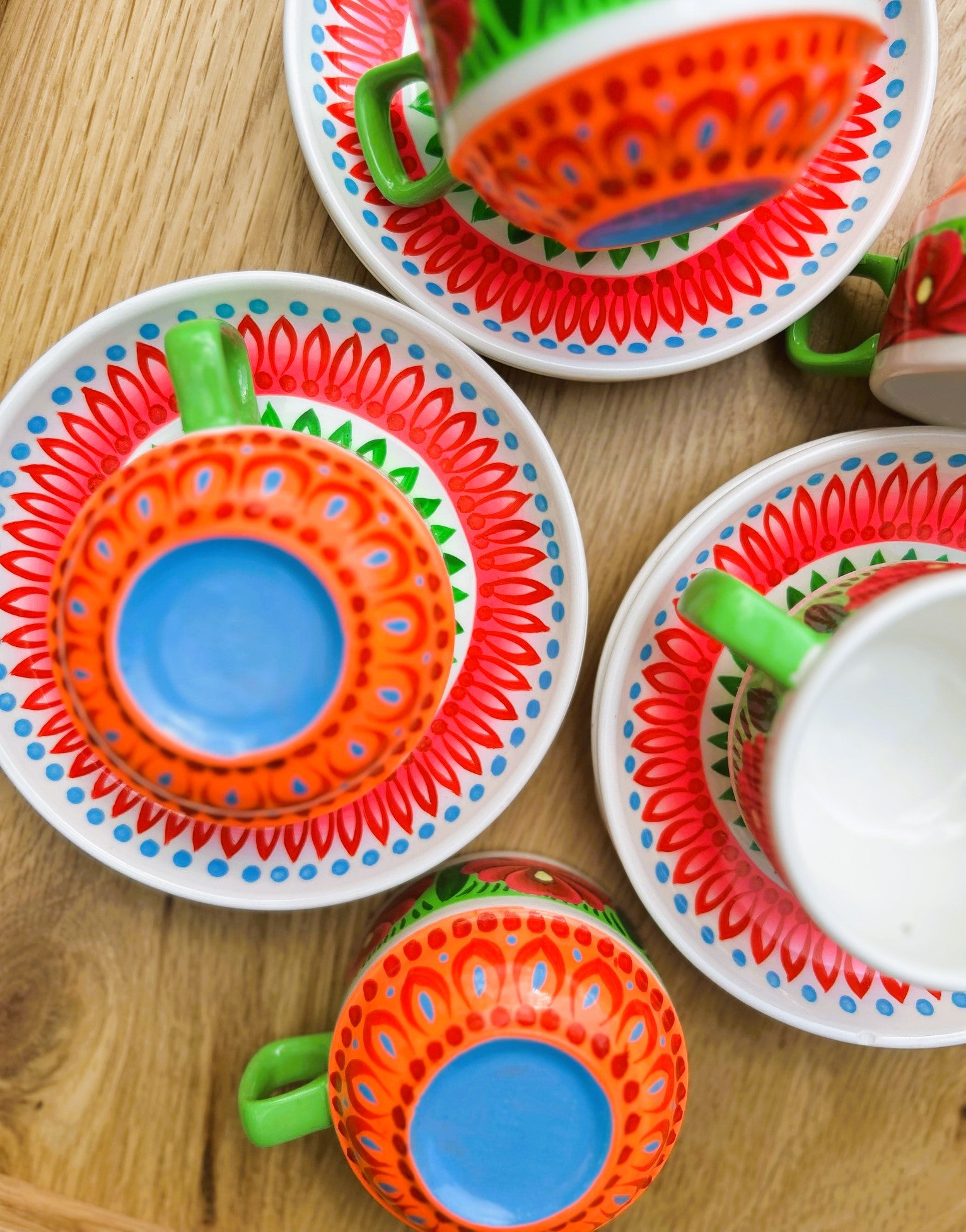 Handpainted Ceramic Tea Set - Truck'r