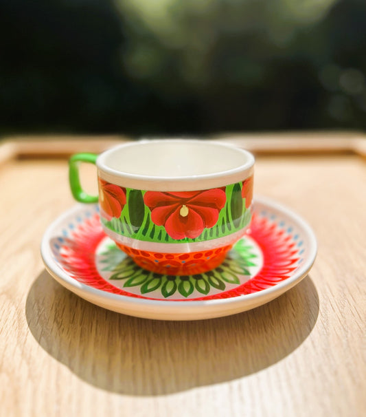 Handpainted Ceramic Tea Set - Truck'r
